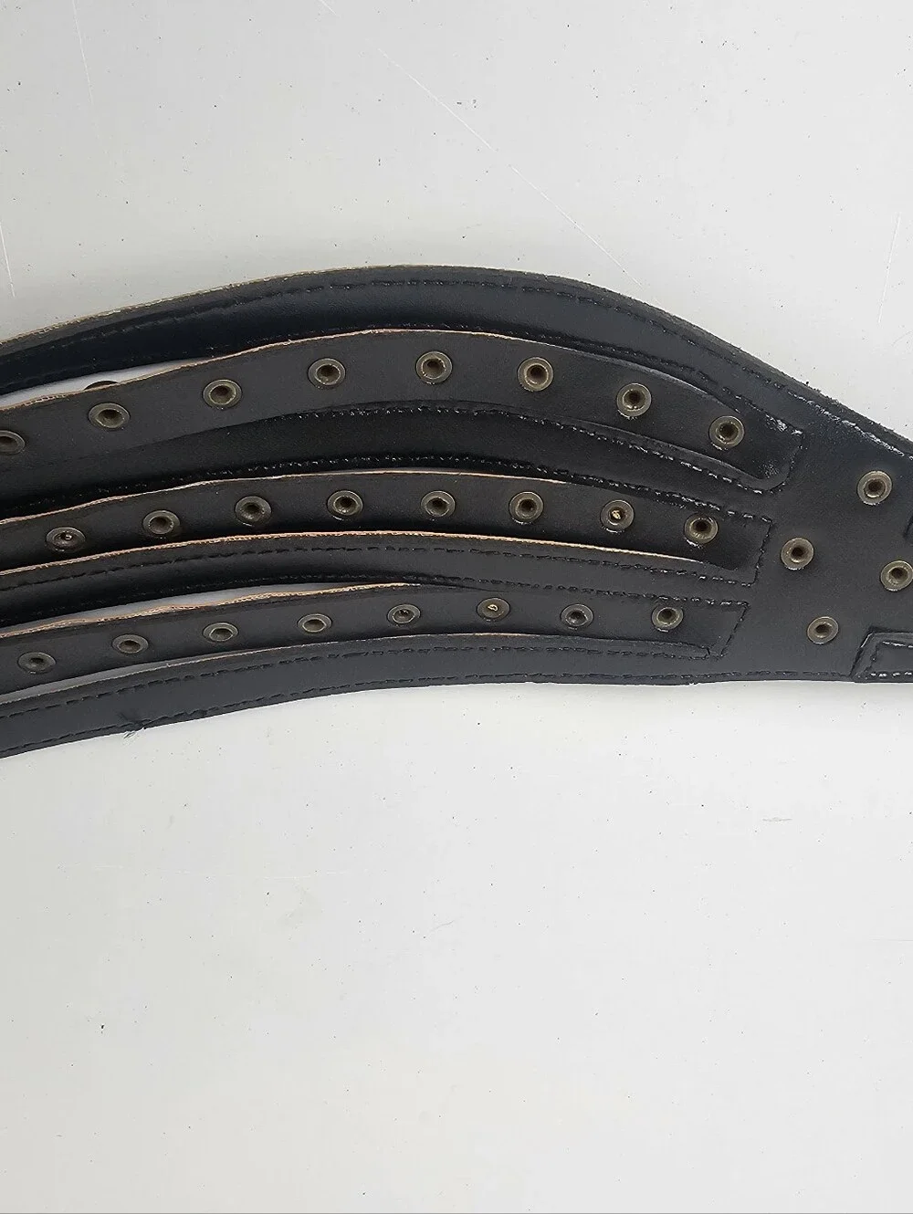 Multi-Strand Belt Studded Gold Brown Statement Piece Y2K Retro READ
